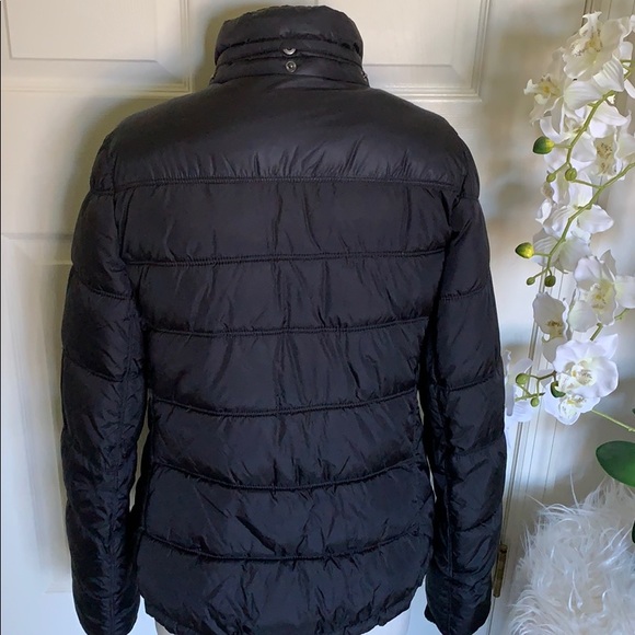 American Eagle Outfiffers black puffer jacket sz L - Picture 2 of 5
